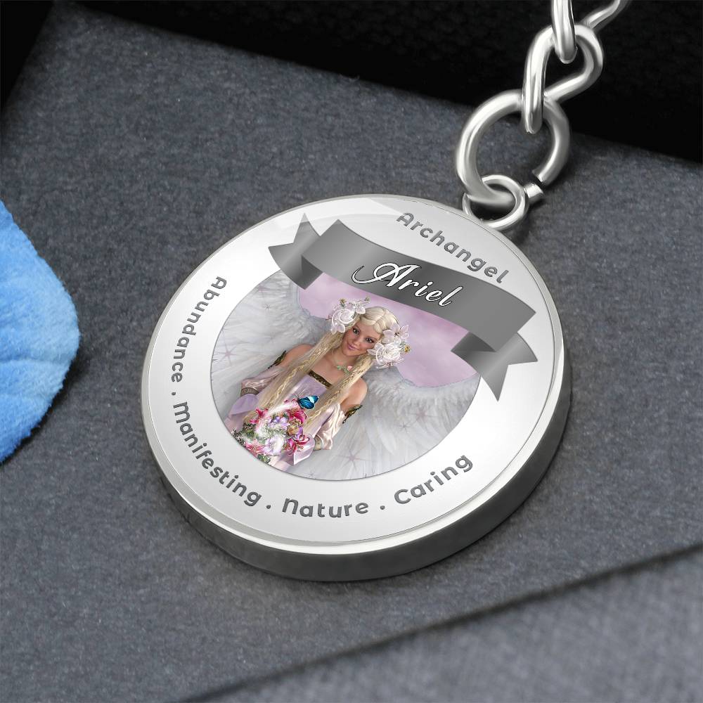 Archangel Ariel- Affirmation Keychain - More Than CharmsMore Than Charms