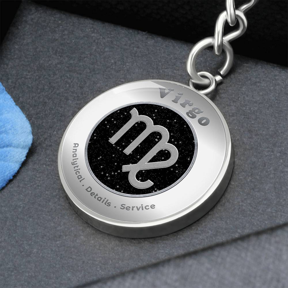 Virgo - Affirmation Keychain - More Than CharmsMore Than Charms