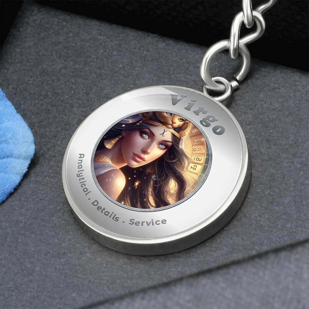 Virgo - Affirmation Keychain - More Than CharmsMore Than Charms