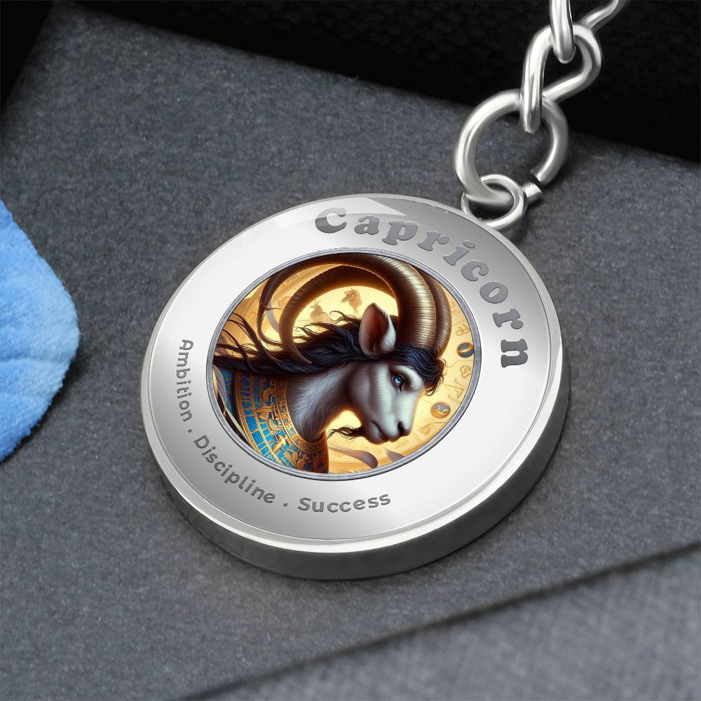 Capricorn - Affirmation Keychain - More Than CharmsMore Than Charms