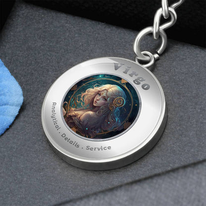 Virgo- Affirmation Keychain - More Than CharmsMore Than Charms