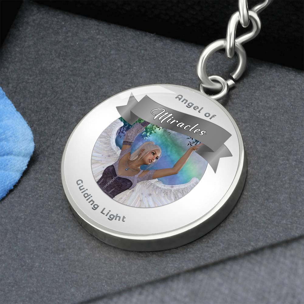 Miracles - Guardian Angel Affirmation Keychain - More Than CharmsMore Than Charms