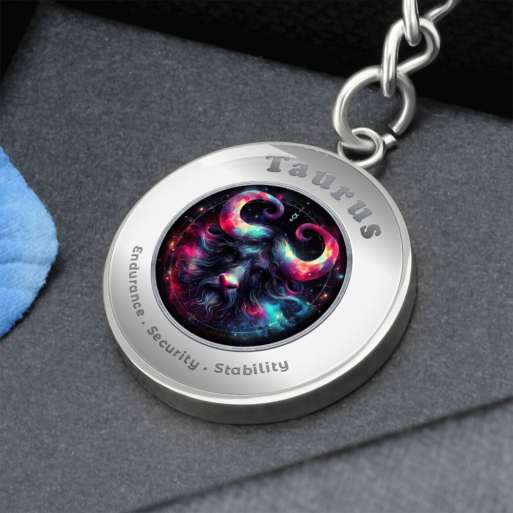 Taurus - Affirmation Keychain - More Than CharmsMore Than Charms