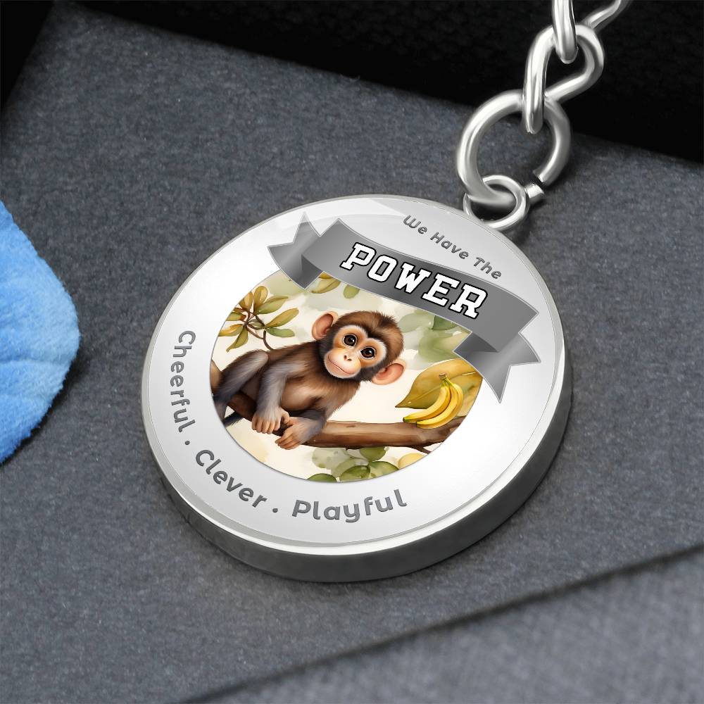 Monkey - Power Animal Affirmation Keychain - More Than CharmsMore Than Charms