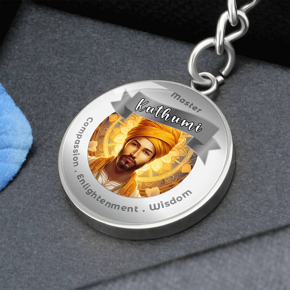 Kuthumi - Affirmation Keychain For Compassion, Enlightenment & Wisdom - More Than CharmsMore Than Charms