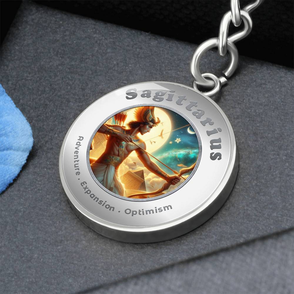 Sagittarius - Affirmation Keychain - More Than CharmsMore Than Charms