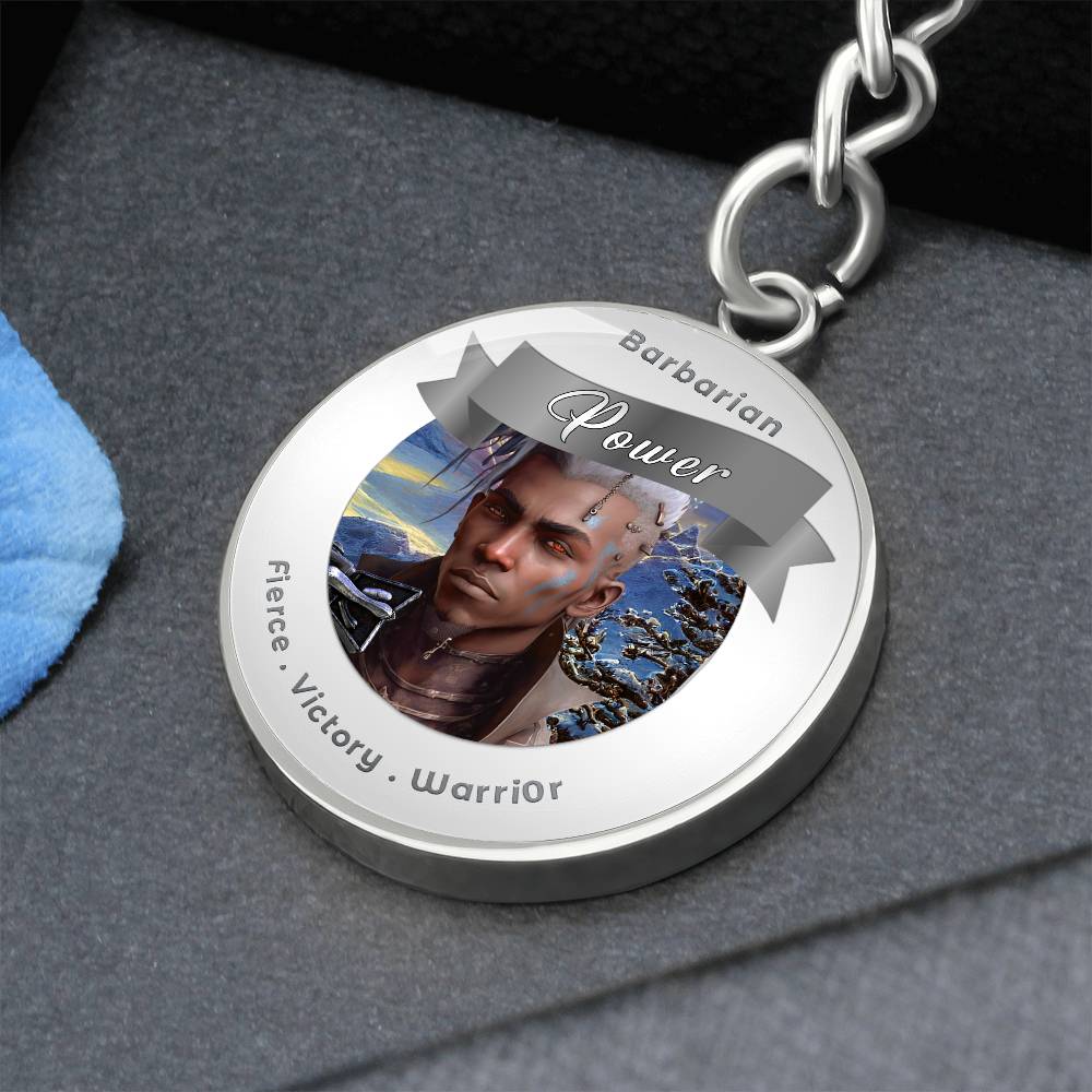 Barbarian - RPG Fantasy Affirmation Keychain - More Than CharmsMore Than Charms