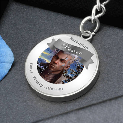 Barbarian - RPG Fantasy Affirmation Keychain - More Than CharmsMore Than Charms