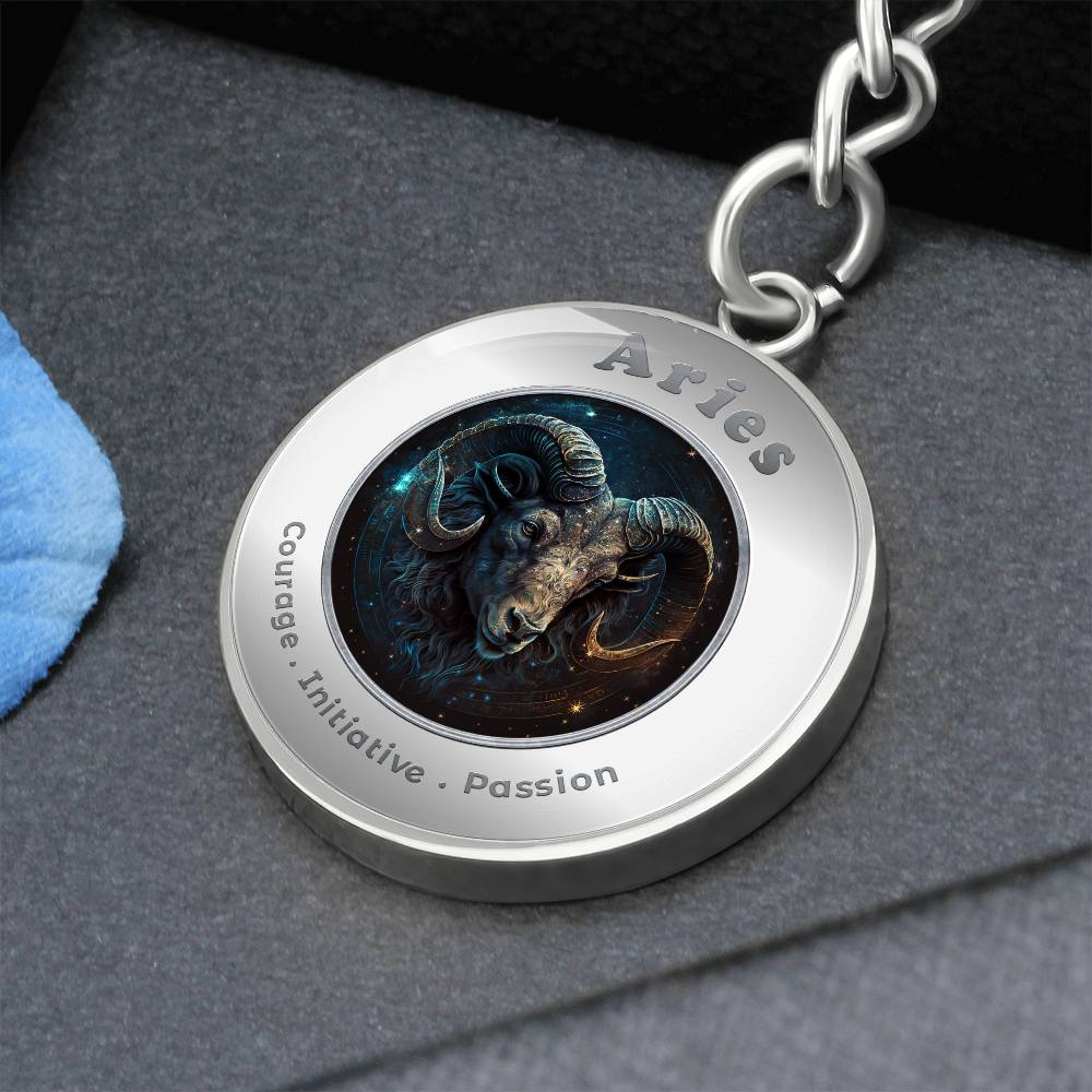 Aries - Affirmation Keychain - More Than CharmsMore Than Charms
