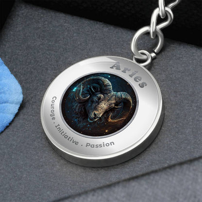 Aries - Affirmation Keychain - More Than CharmsMore Than Charms
