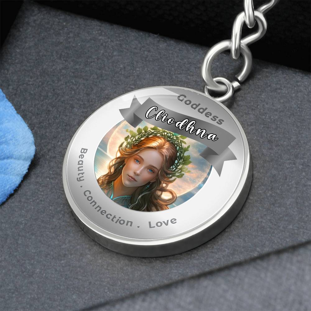 Cliodhna - Affirmation Keychain For.Beauty Connection Love - More Than CharmsMore Than Charms