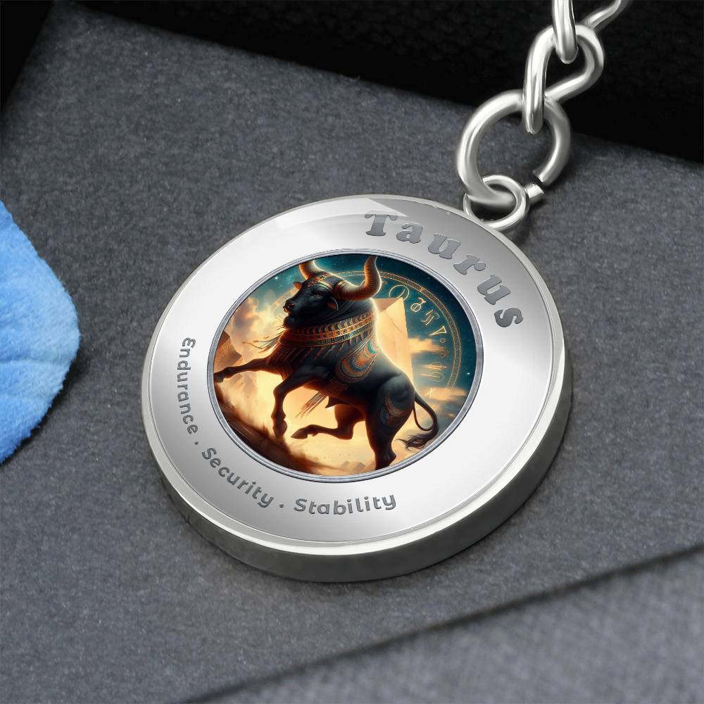 Taurus - Affirmation Keychain - More Than CharmsMore Than Charms