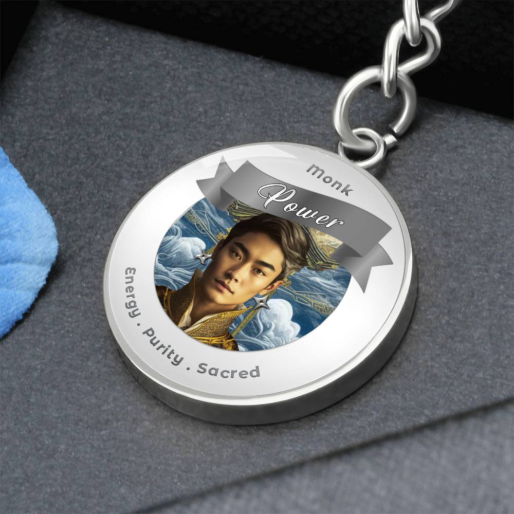 Monk - RPG Fantasy Affirmation Keychain - More Than CharmsMore Than Charms