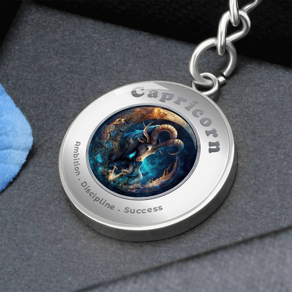 Capricorn - Affirmation Keychain - More Than CharmsMore Than Charms