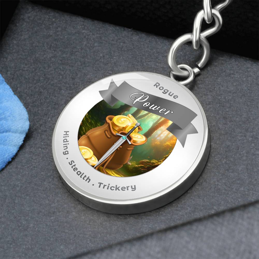 Rogue 2 - RPG Fantasy Affirmation Keychain - More Than CharmsMore Than Charms