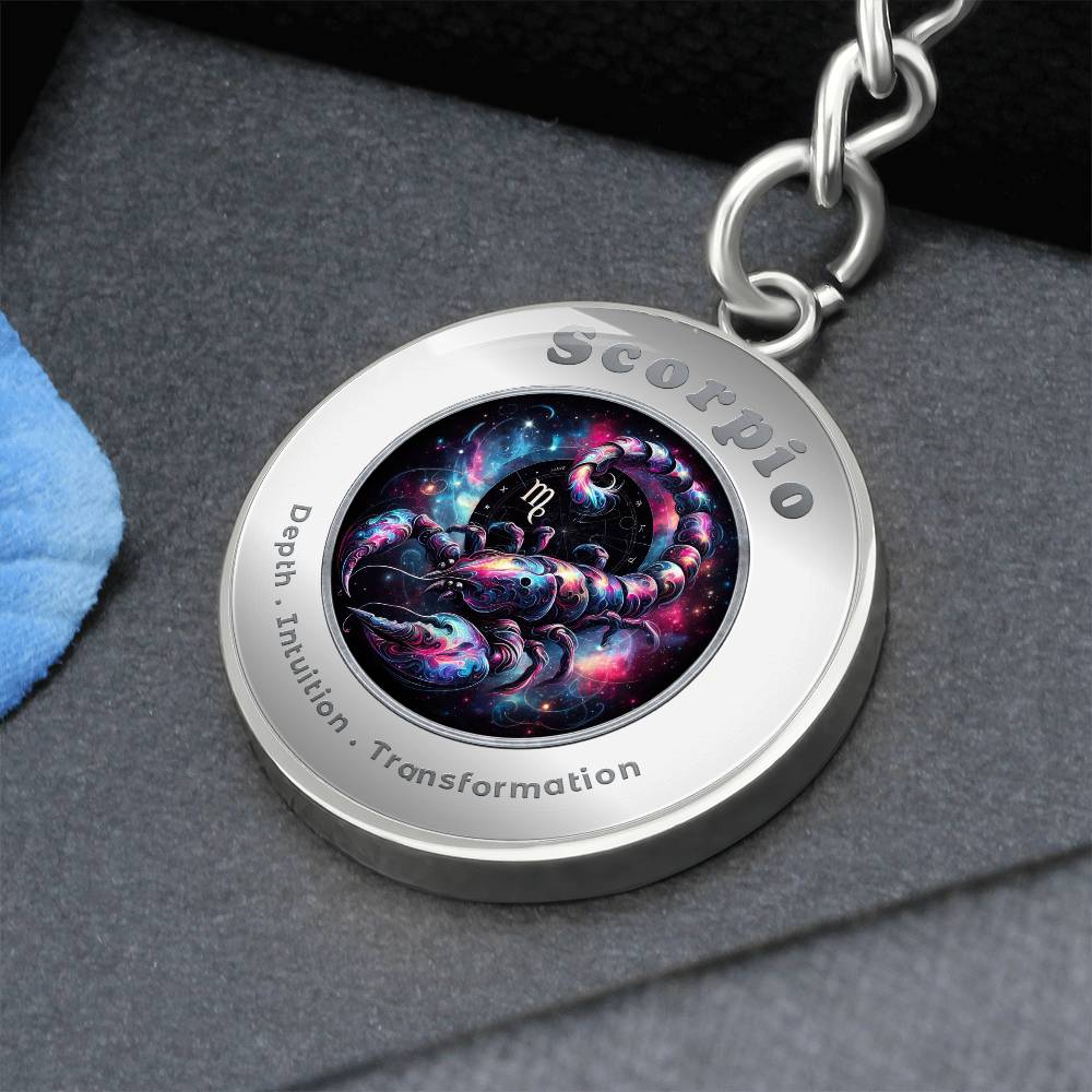 Scorpio- Affirmation Keychain - More Than CharmsMore Than Charms