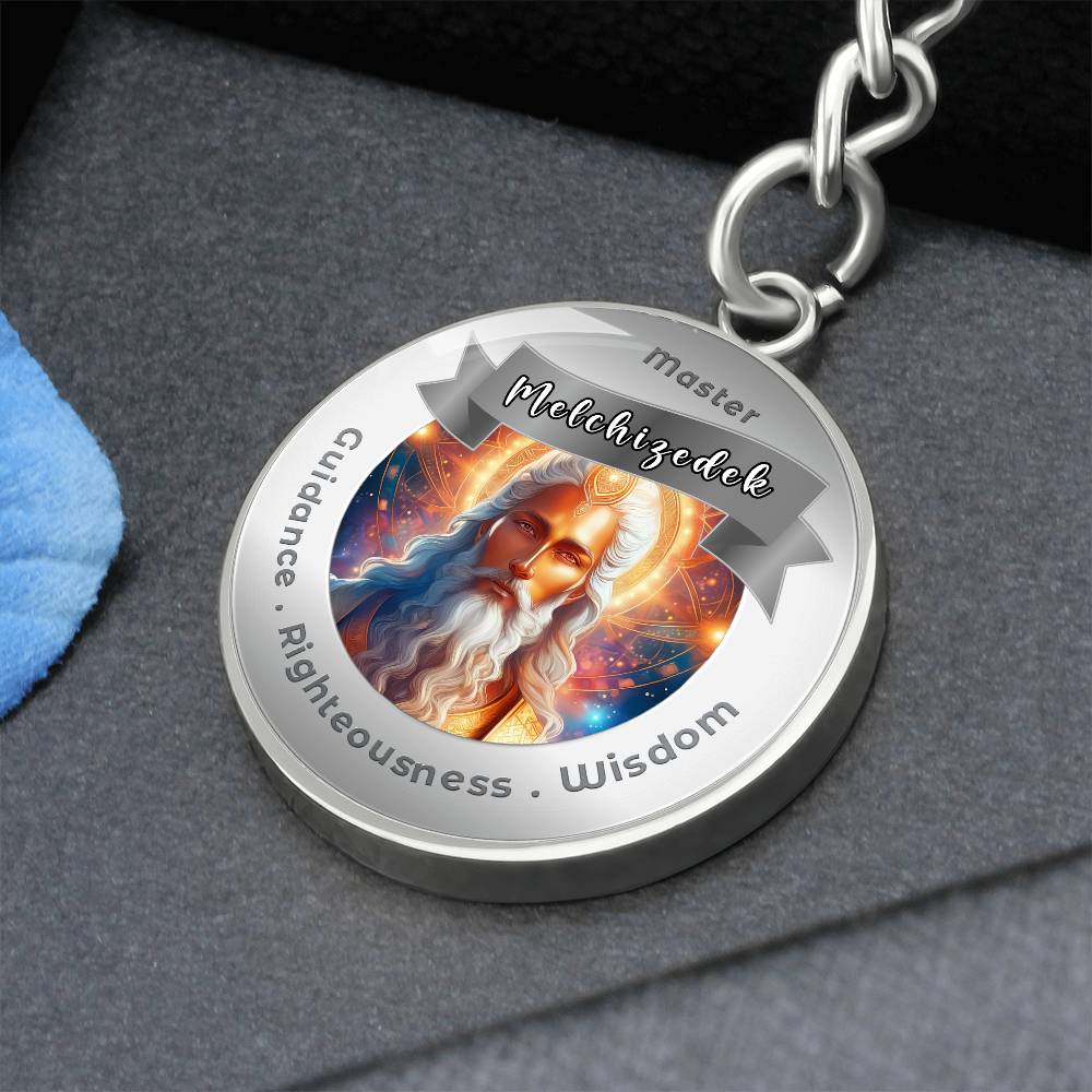 Melchizedek - Affirmation Keychain For Guidance, Righteousness & Wisdom - More Than CharmsMore Than Charms