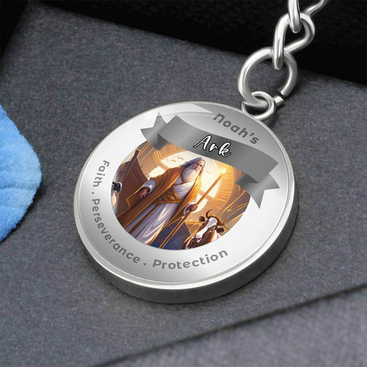 Noah's Arc - Charm Keychain For Faith Perseverance Protection - This Luxury Charm Keychain is more than just a keyring — it’s an empowering expression of your dreams, intentions, and personal energy.Featuring an original design with meaningful affirmation