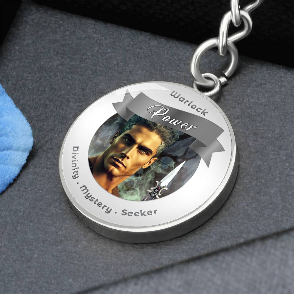 Warlock - RPG Fantasy Affirmation Keychain - More Than CharmsMore Than Charms