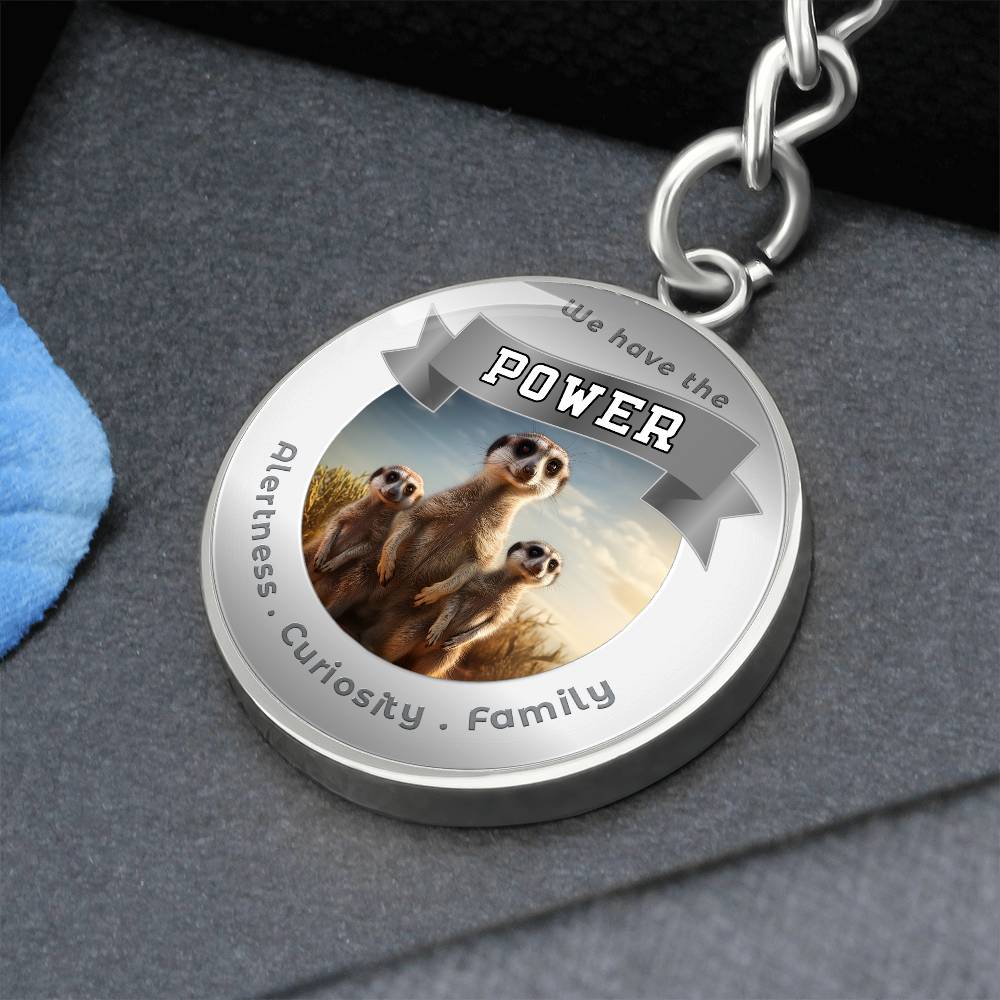 Meercat - Power Animal Affirmation Keychain - More Than CharmsMore Than Charms