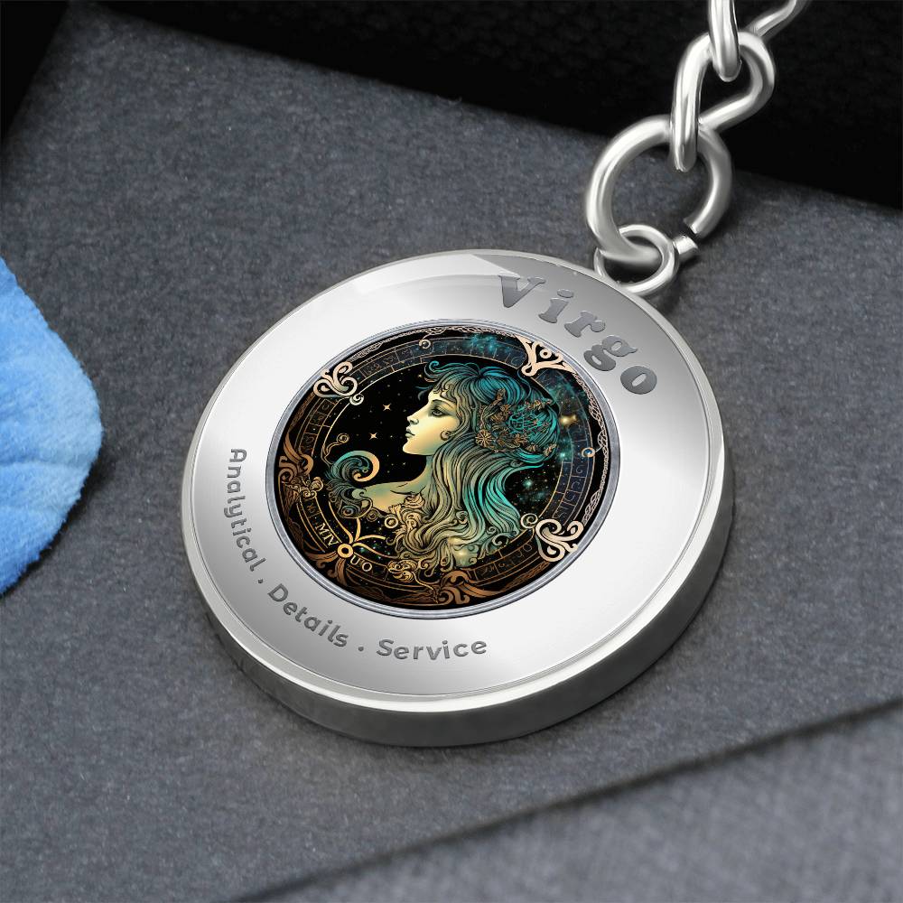 Virgo - Affirmation Keychain - More Than CharmsMore Than Charms
