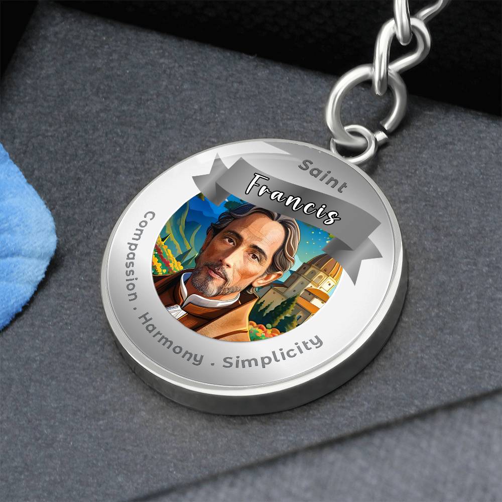 Saint Francisis - Affirmation Keychain - More Than CharmsMore Than Charms