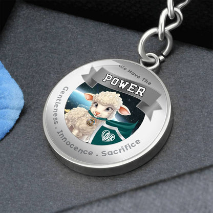 Lamb - Super Hero - Power Animal Affirmation Keychain - More Than CharmsMore Than Charms