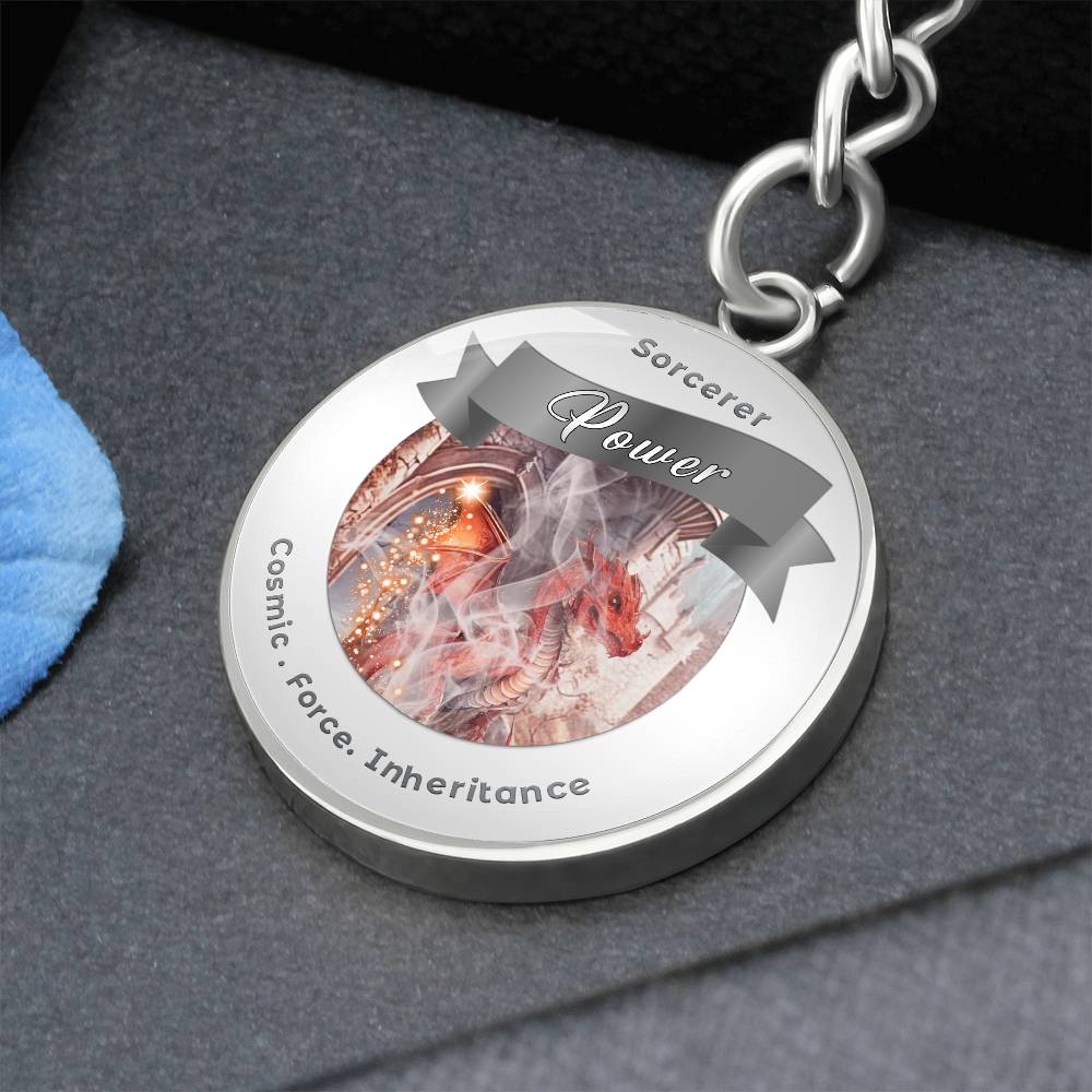 Sorcerer 2- RPG Fantasy Affirmation Keychain - More Than CharmsMore Than Charms