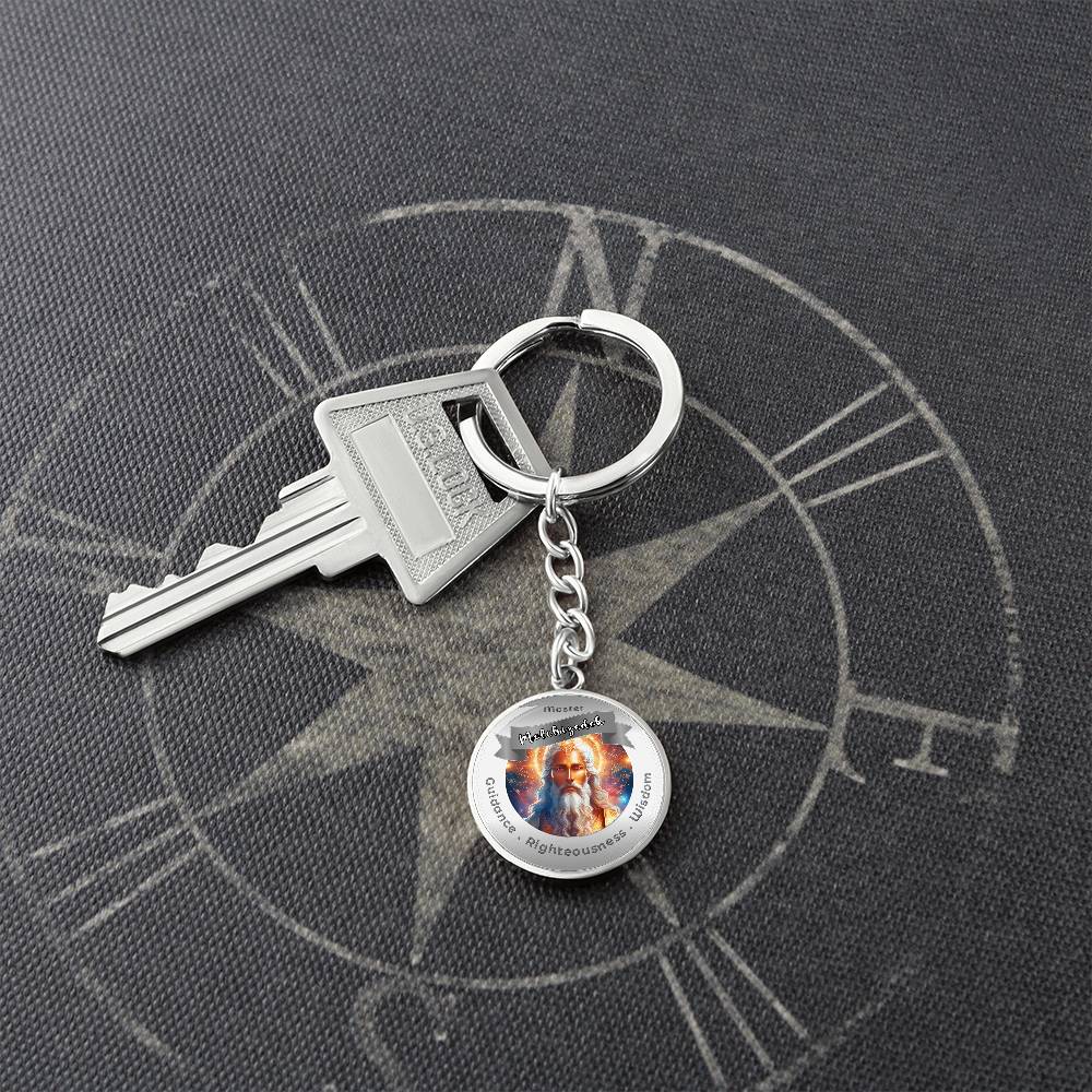 Melchizedek - Affirmation Keychain For Guidance, Righteousness & Wisdom - More Than CharmsMore Than Charms