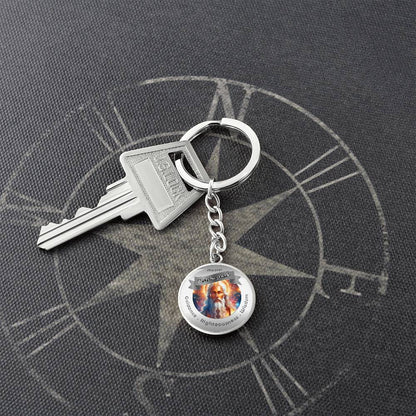 Melchizedek - Affirmation Keychain For Guidance, Righteousness & Wisdom - More Than CharmsMore Than Charms