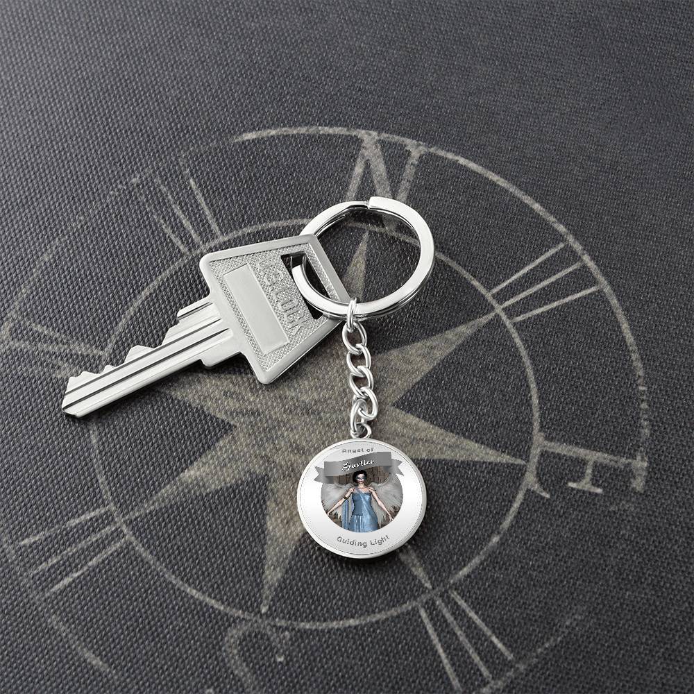 Justice - Guardian Angel Affirmation Keychain - More Than CharmsMore Than Charms