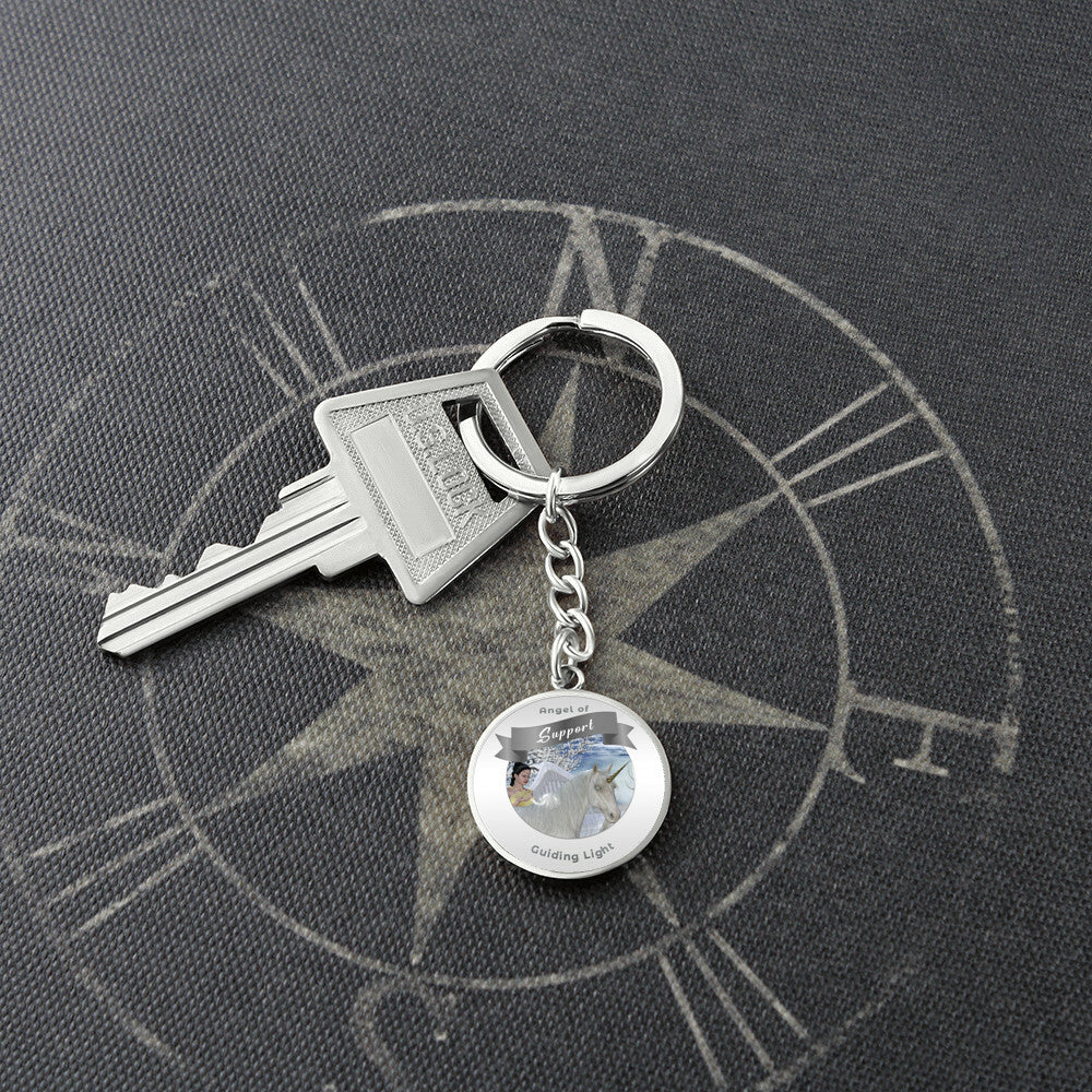 Support - Guardian Angel Affirmation Keychain - More Than CharmsMore Than Charms