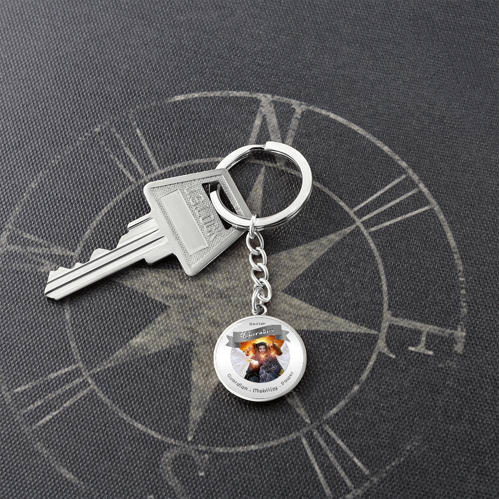 Cheribum- Angelic Realms Affirmation Keychain For Mobility, Power & Guardian - More Than CharmsMore Than Charms