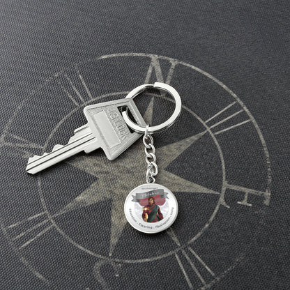 Archangel Metatron - Affirmation Keychain For Clearing, Education, Motivation & Unity - More Than CharmsMore Than Charms