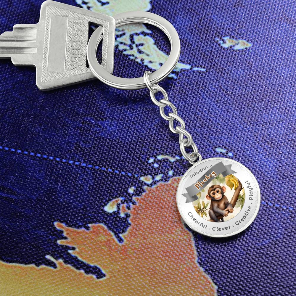 Monkey - Power Animal Affirmation Keychain - More Than CharmsMore Than Charms