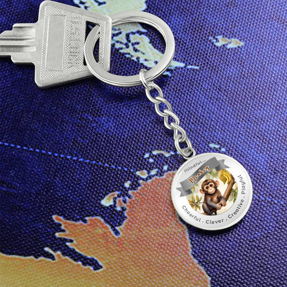 Monkey - Power Animal Affirmation Keychain - More Than CharmsMore Than Charms