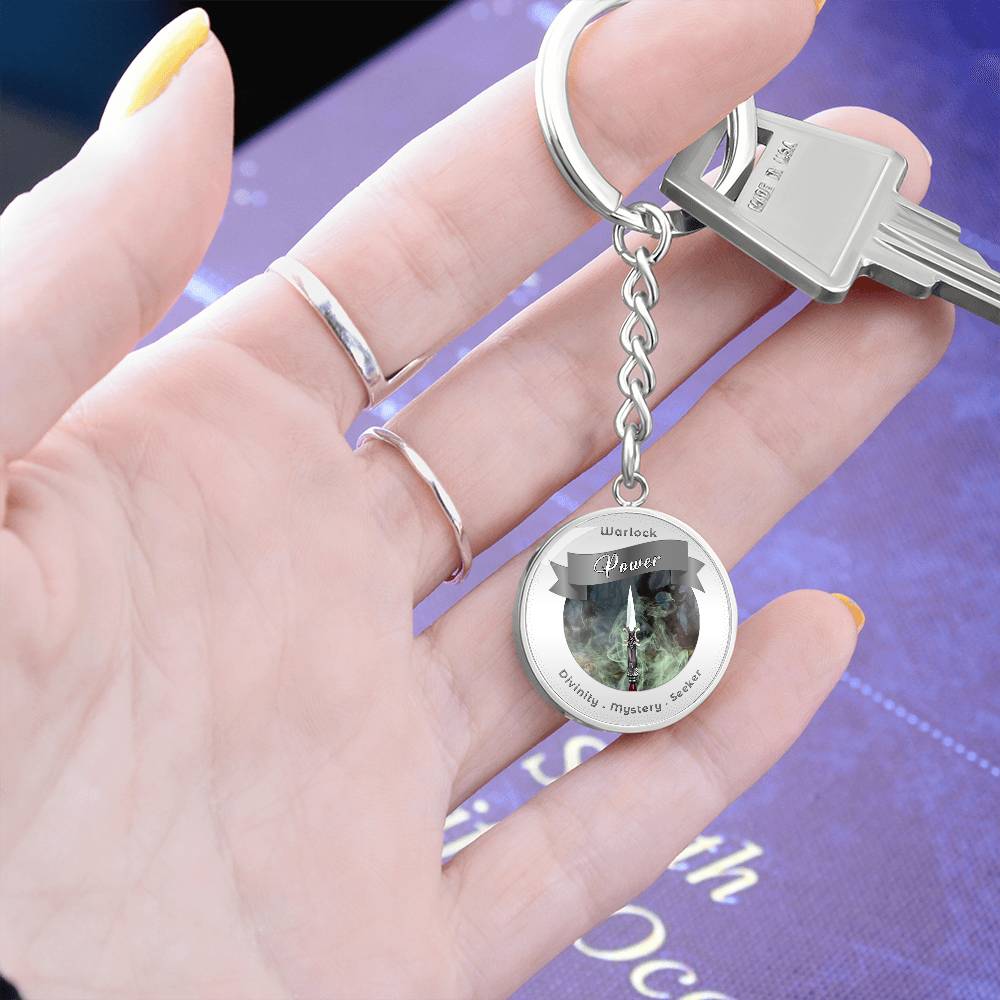 Warlock 2 - RPG Fantasy Affirmation Keychain - More Than CharmsMore Than Charms