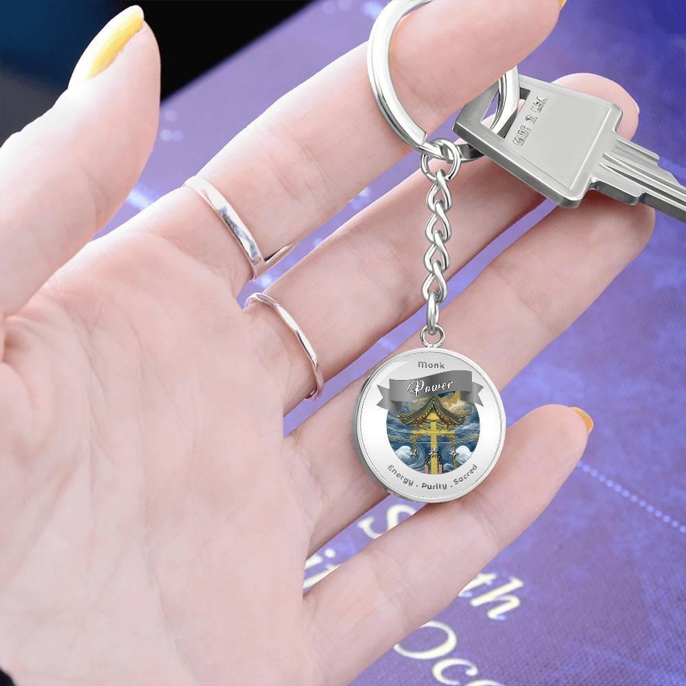 Monk 2 - RPG Fantasy Affirmation Keychain - More Than CharmsMore Than Charms