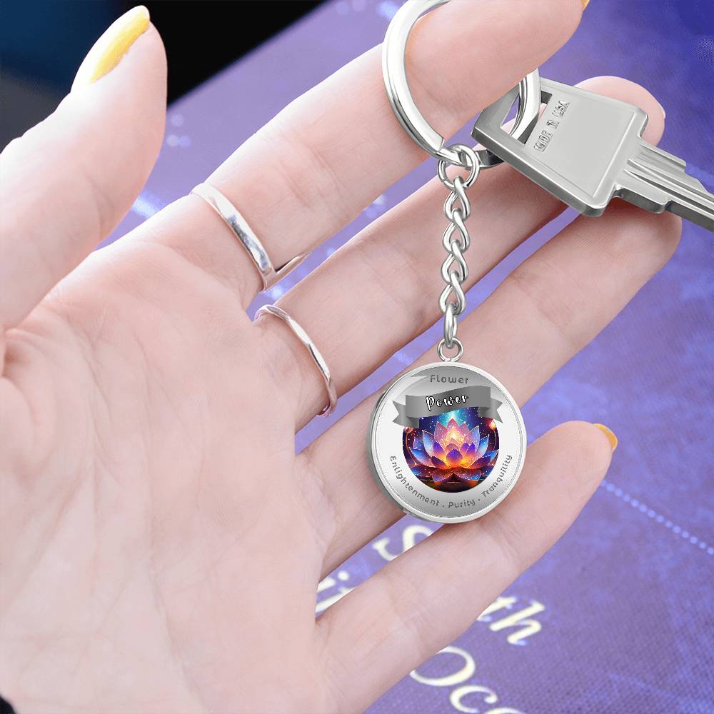 Water Lily- Affirmation Keychain- More Than CharmsMore Than Charms