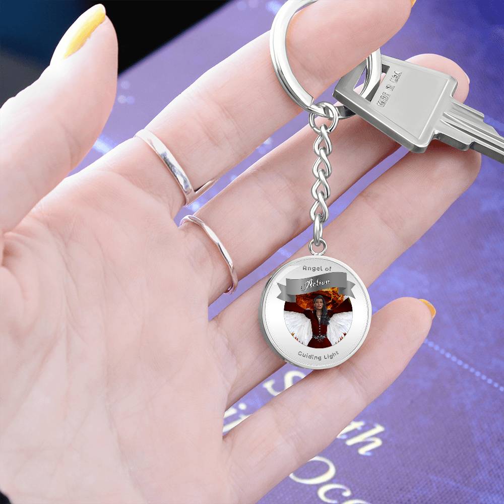 Action - Guardian Angel Affirmation Keychain - More Than CharmsMore Than Charms