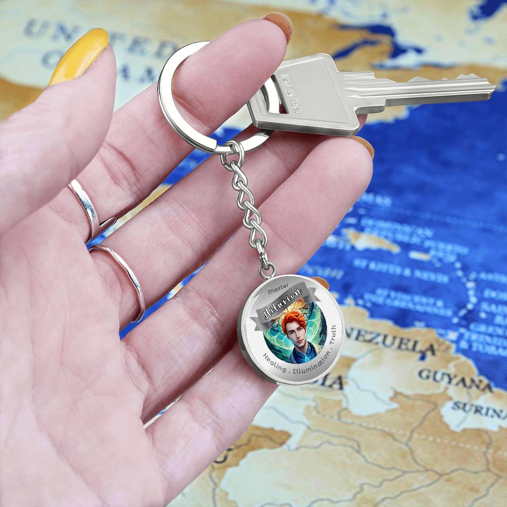 Hilarion - Affirmation Keychain For Healing, Illumination & Truth - More Than CharmsMore Than Charms