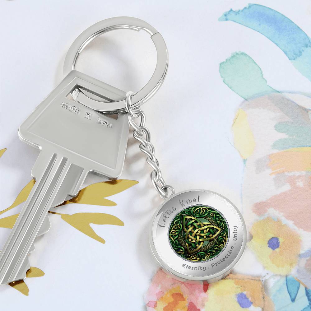 Celtic Knot - Affirmation Keychain - More Than CharmsMore Than Charms
