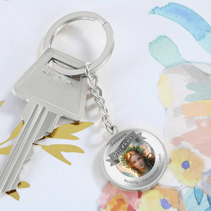 Cliodhna - Affirmation Keychain For.Beauty Connection Love - More Than CharmsMore Than Charms