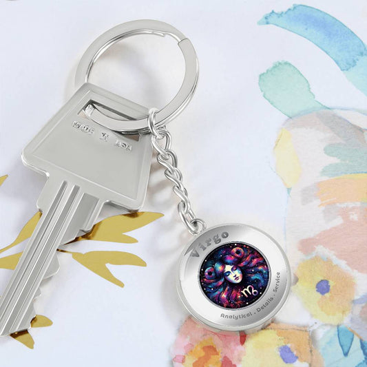 Virgo - Affirmation Keychain - More Than CharmsMore Than Charms