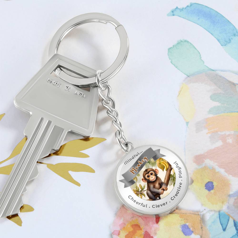 Monkey - Power Animal Affirmation Keychain - More Than CharmsMore Than Charms