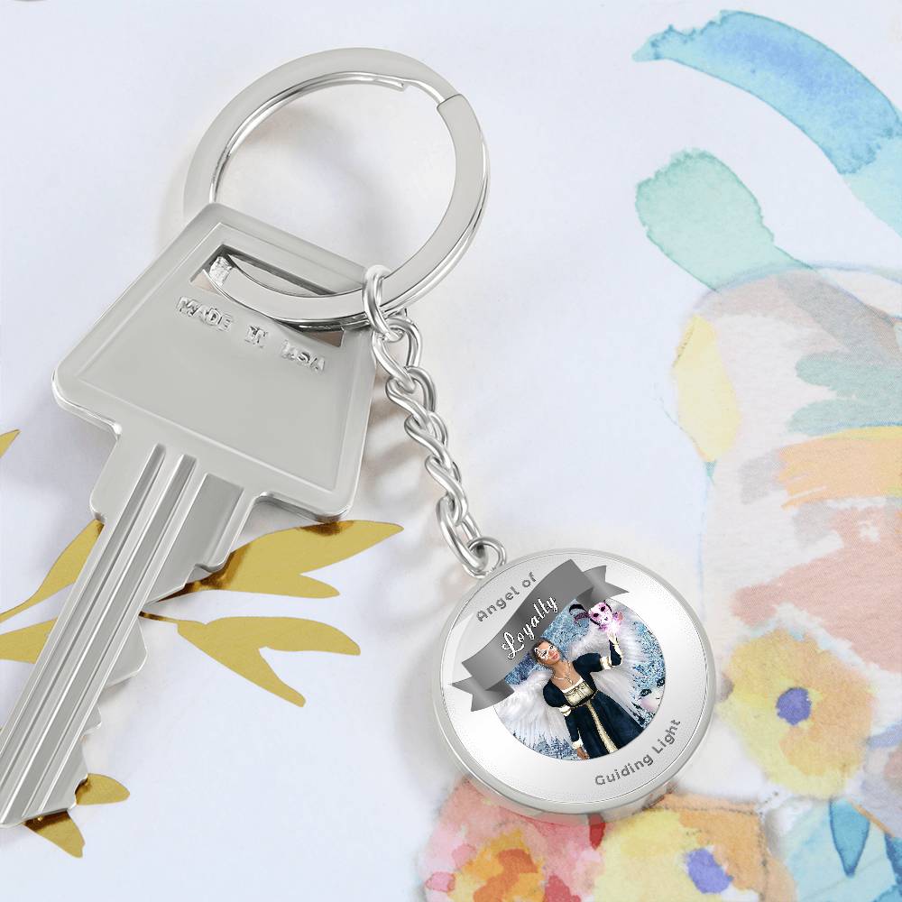 Loyalty - Guardian Angel Affirmation Keychain - More Than CharmsMore Than Charms
