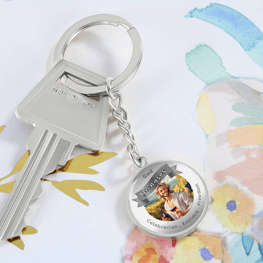 God Dionysus - Affirmation Keychain ForCelebration Ecstasy Freedom- More Than CharmsMore Than Charms