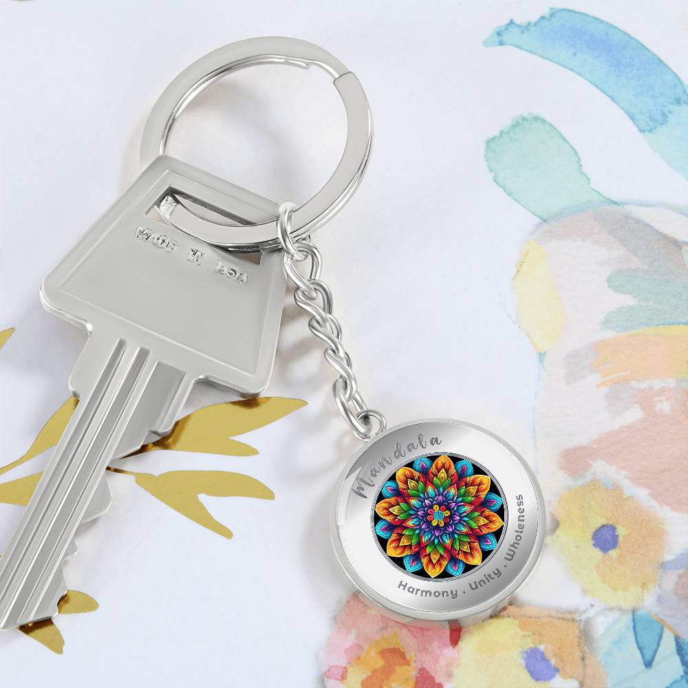 Mandala - Affirmation Keychain - More Than CharmsMore Than Charms