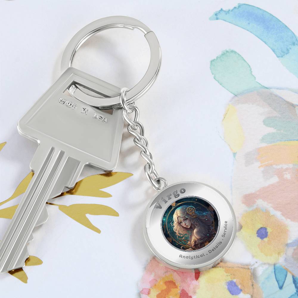 Virgo- Affirmation Keychain - More Than CharmsMore Than Charms