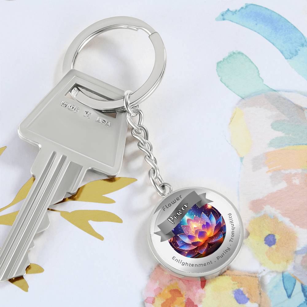 Water Lily- Affirmation Keychain- More Than CharmsMore Than Charms